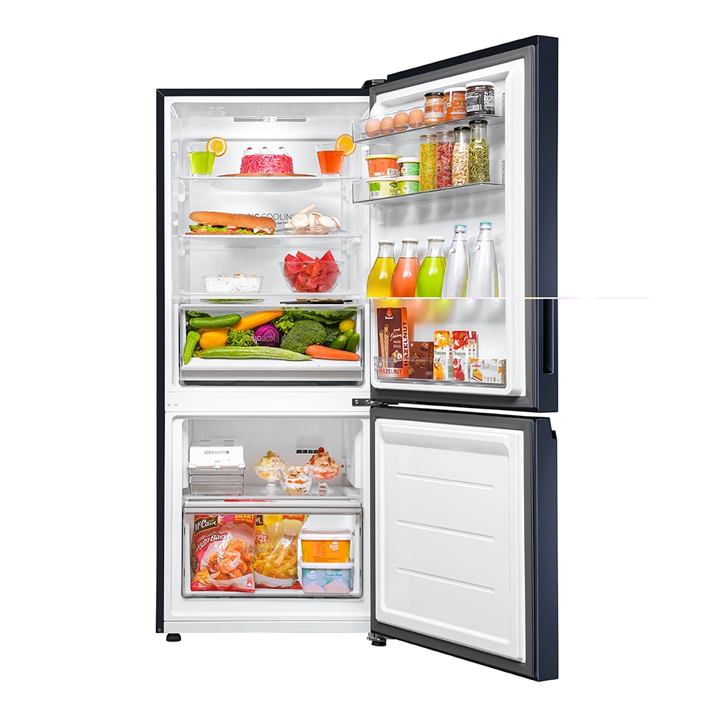 Haier 355L  2 Star Graphite Black Bottom Mount Refrigerator